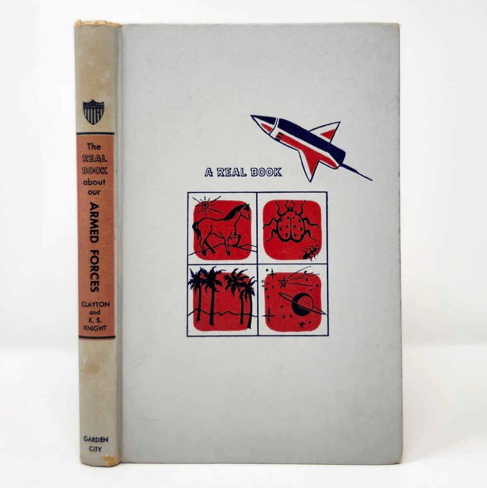 Real Book About Armed Forces 1959 Vintage HC No DJ Cold War Era